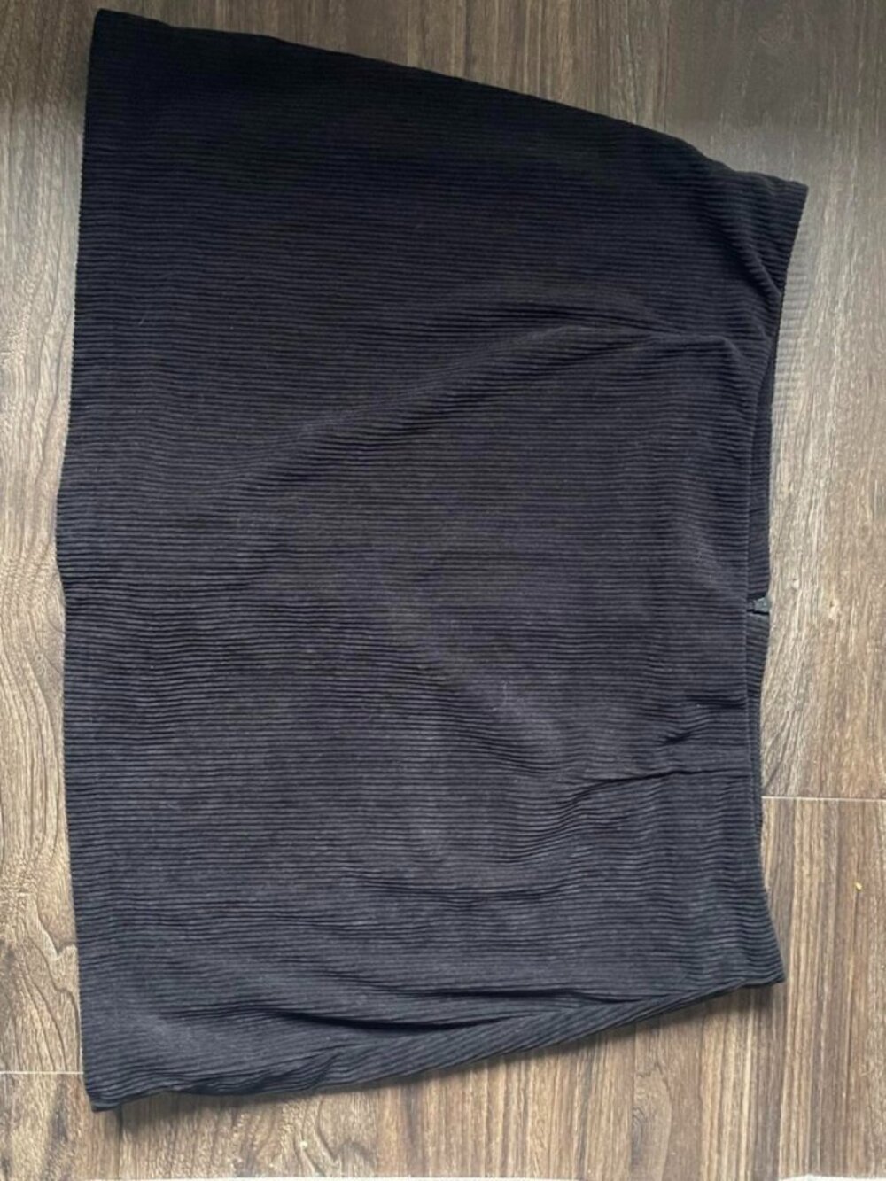 Black Corduroy Skirt